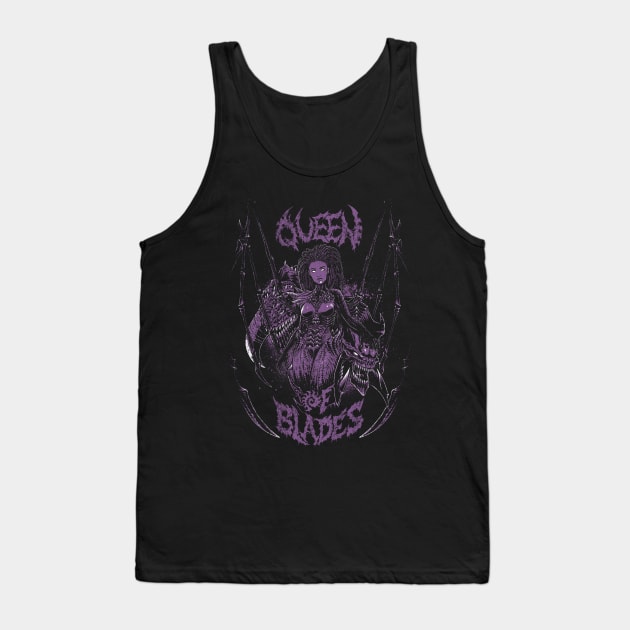 Queen of Blades Tank Top by Pixeleyebat